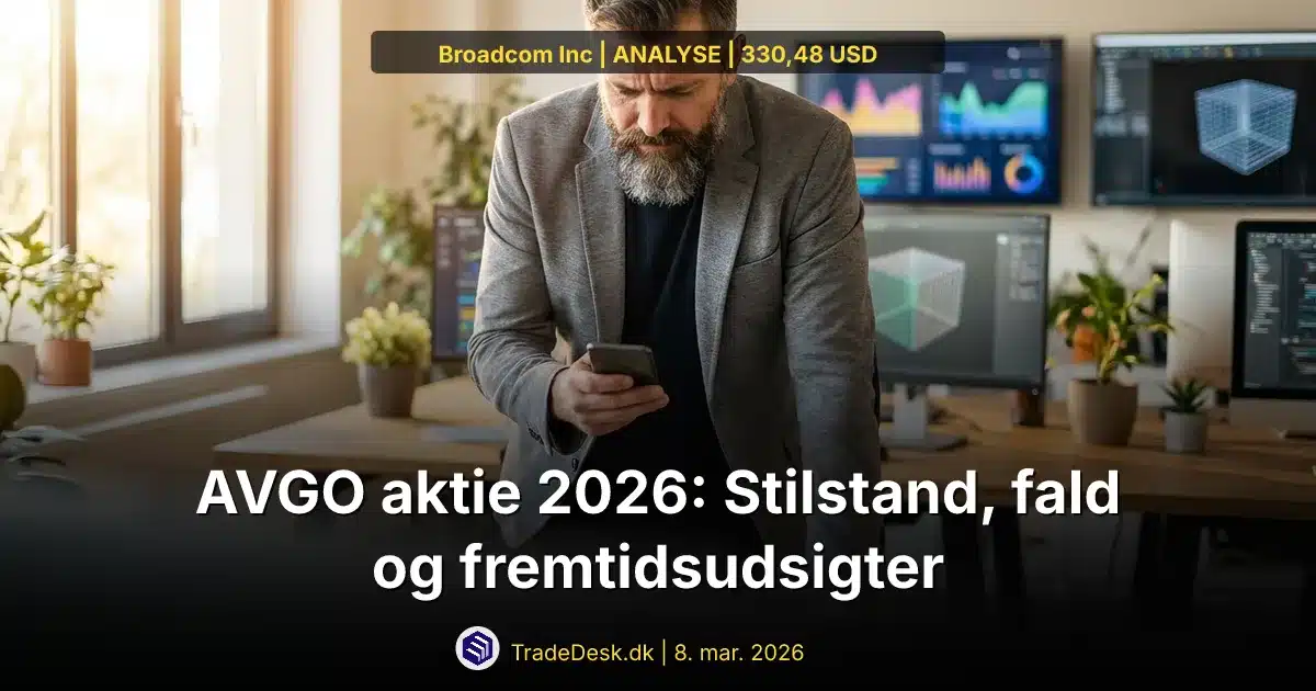 Broadcom: Stilhed før stormen? Aktien falder til 330,48 USD