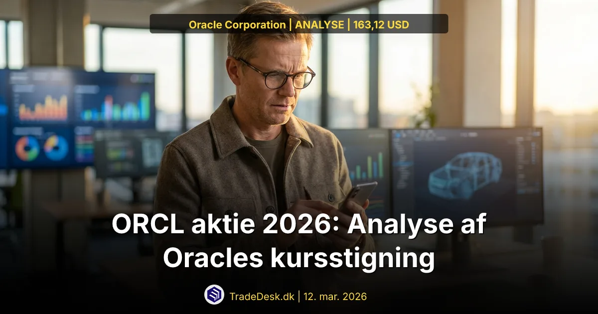 Oracle aktien stiger – efter et godt regnskab